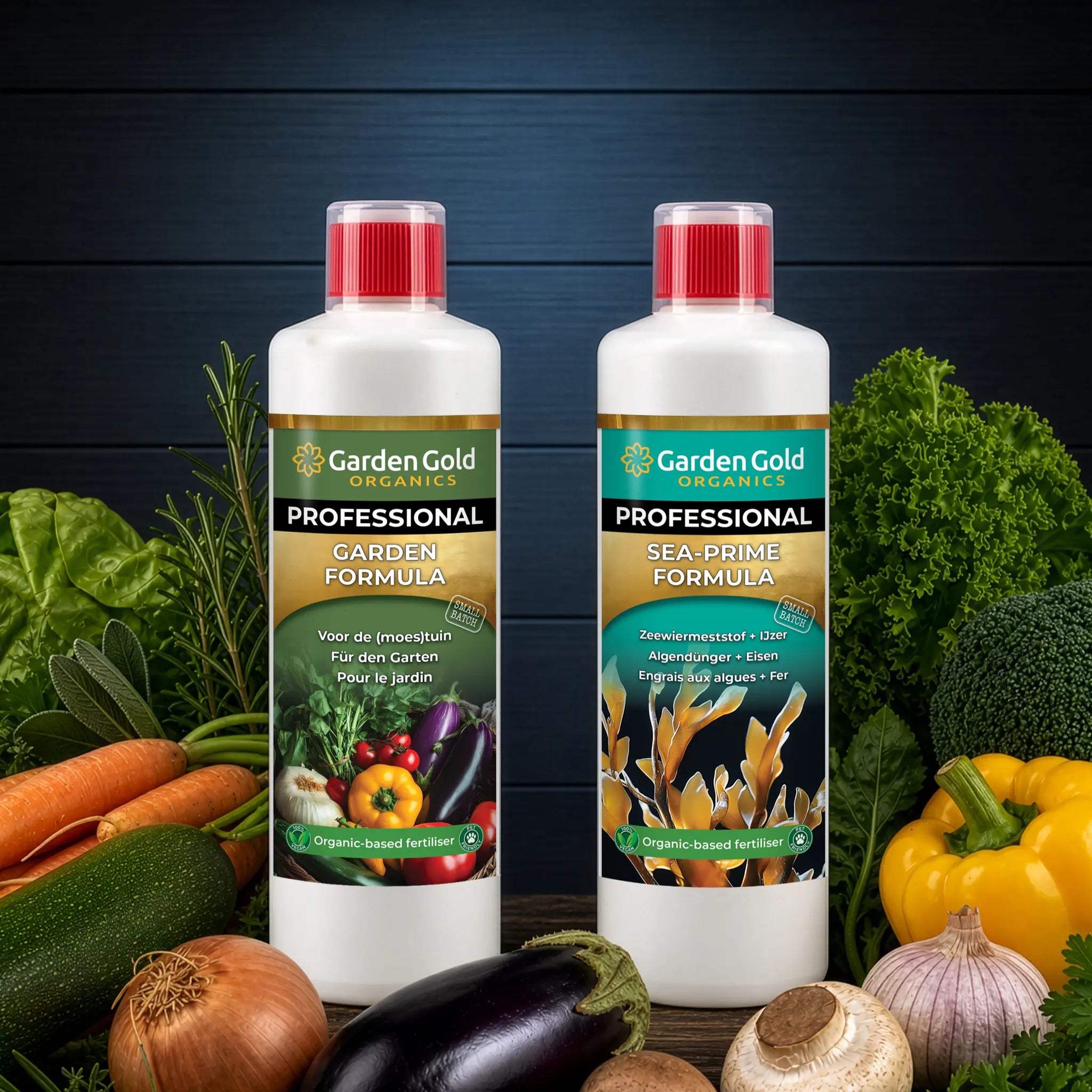 Garden Gold - Garden Starter Pack with Garden Formula and Sea-Prime Formula for garden plants, herbs and vegetables
